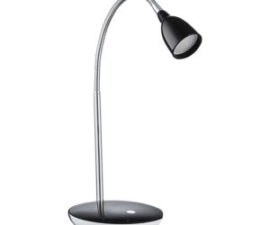 Czarna lampa biurkowa 