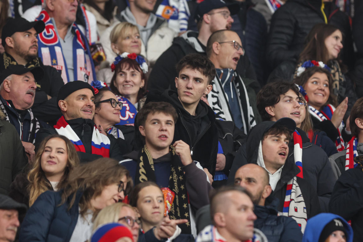 Górnik Zabrze - Legia Warszawa: Zdjęcia kibiców i zawodników z hitu 13. kolejki PKO BP Ekstraklasy