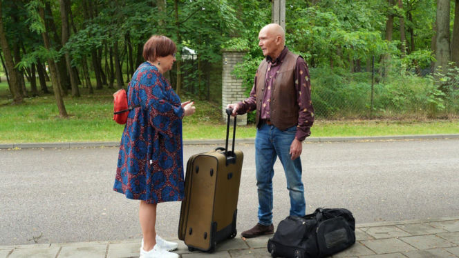 Barwy szczęścia odc. 3288. Irenka (Krystyna Tkacz), Tolek Koszyk (Marek Siudym)