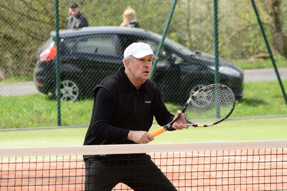 Tomasz Stockinger był jedną z gwiazd turnieju KOMIEROWO TENNIS CUP