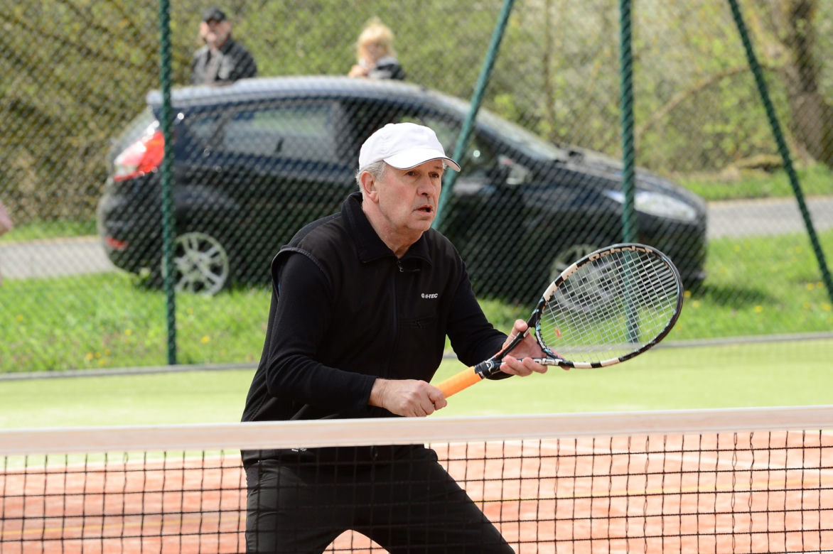 Tomasz Stockinger był jedną z gwiazd turnieju KOMIEROWO TENNIS CUP