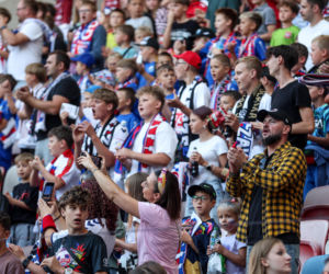 Górnik Zabrze - Ferencvaros: Zdjęcia kibiców z meczu 3. rundy eliminacji Ligi Europy
