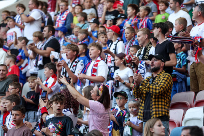 Górnik Zabrze - Ferencvaros: Zdjęcia kibiców z meczu 3. rundy eliminacji Ligi Europy