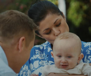 M jak miłość odc. 1903. Antoś (Mark Myronenko), Paweł (Rafał Mroczek), Kinga (Katarzyna Cichopek)