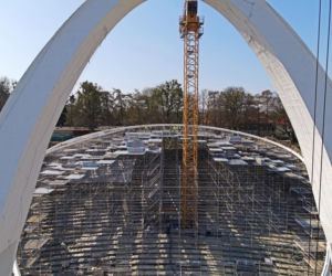 Przebudowa Teatru Letniego w Szczecinie - kwiecień 2021