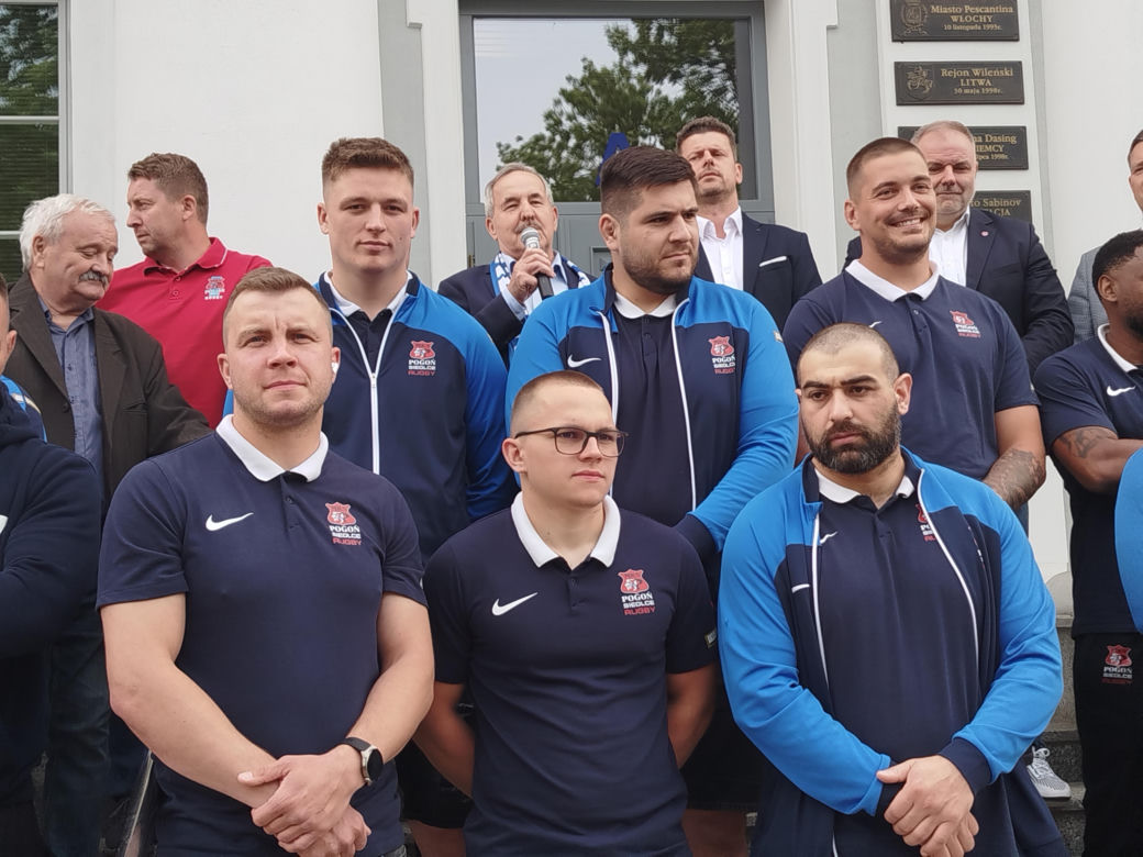 Społeczność sportowców i kibiców rugby z Siedlec uczciła największy z dotychczasowych sukcesów w historii klubu