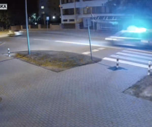 Pościg jak z filmu akcji. 20-letni Ukrainiec zderzył się czołowo z radiowozem