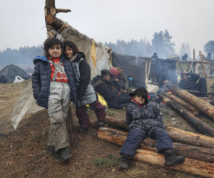 Migranci na granicy polsko-białoruskiej
