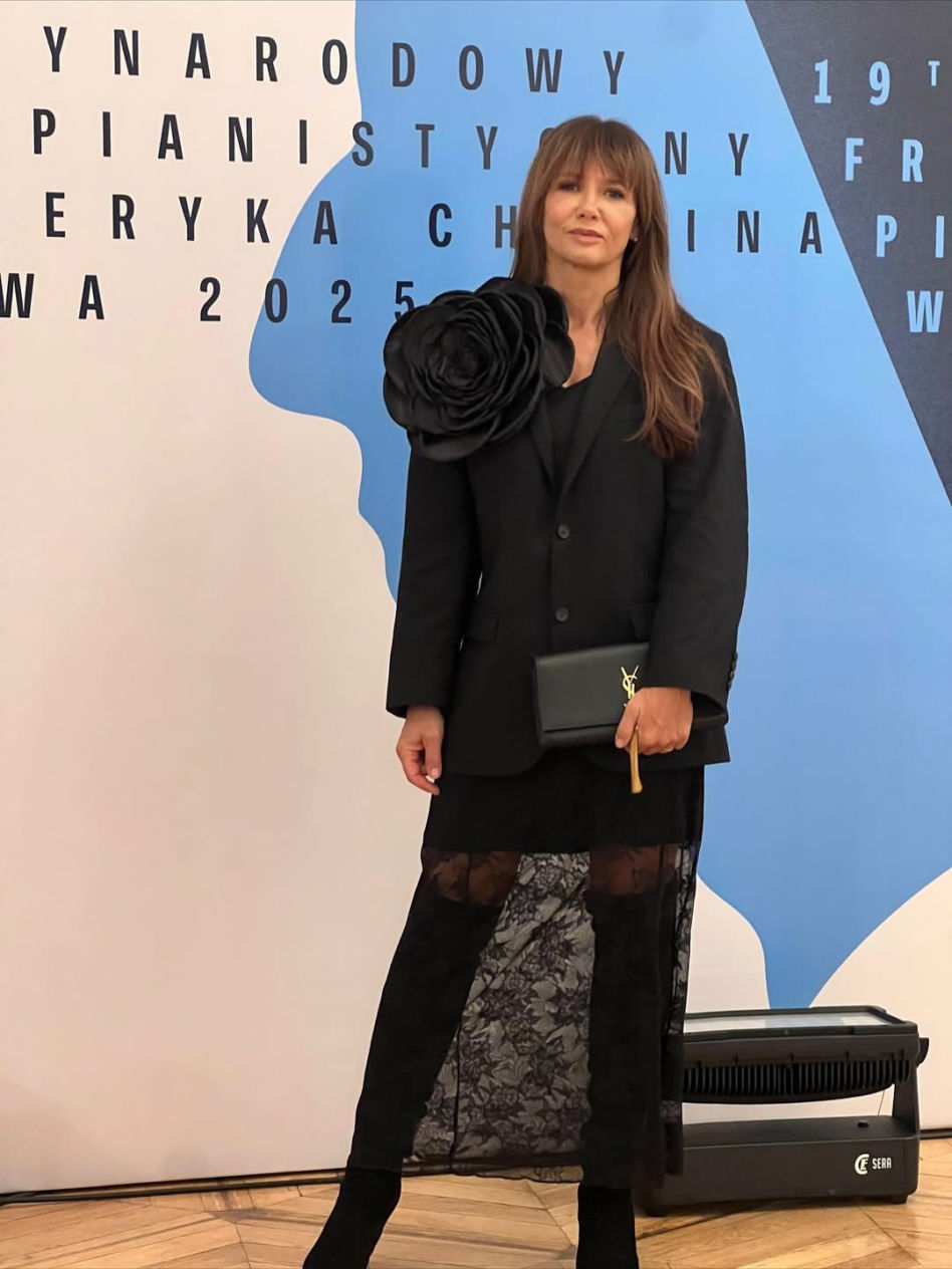 Kinga Rusin wybrała się na finał Konkursu Chopinowskiego