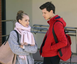 Barwy szczęścia odc. 2020. Oliwka (Wiktoria Gąsiewska), Kacper (Jakub Szlachetka)