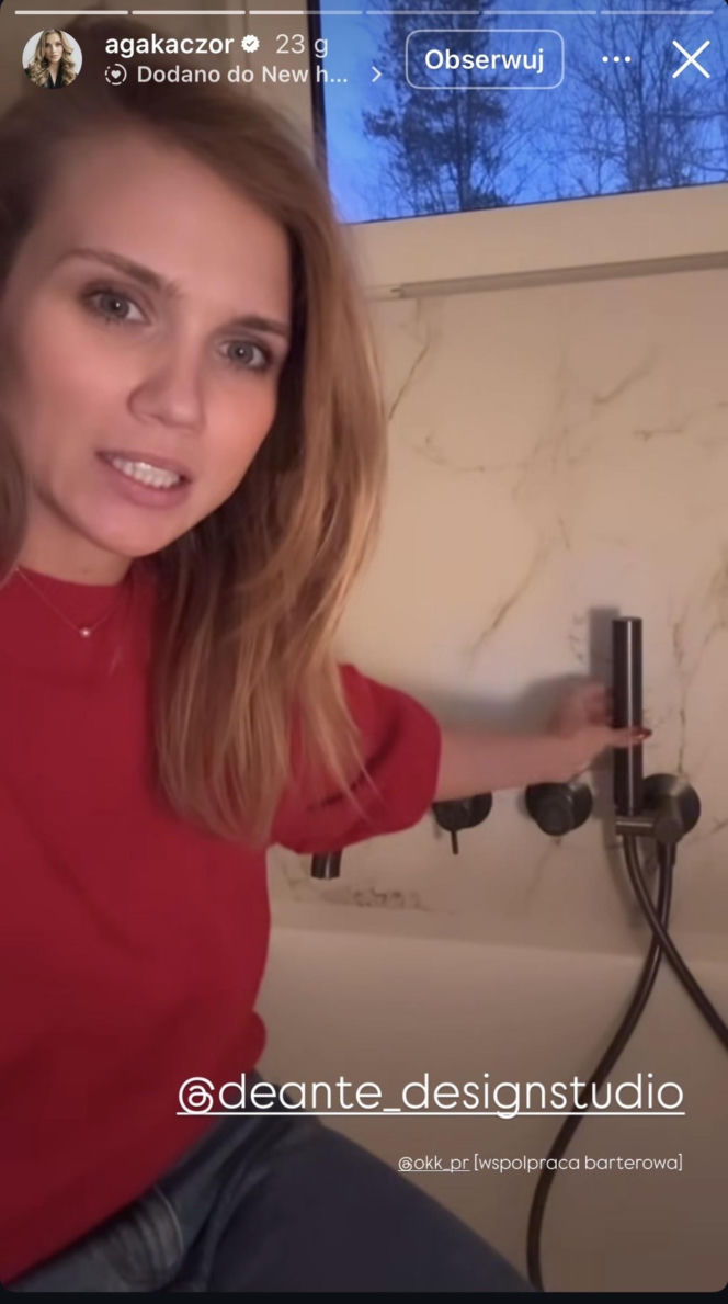 Łazienka Agnieszki Kaczorowskiej