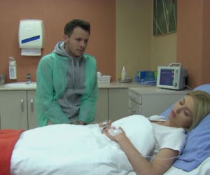 Pierwsza miłość odc. 2319. Jowita (Joanna Opozda), Radek (Mateusz Banasiuk)