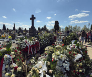 Tak wygląda grób Łukasza Litewki dzień po pogrzebie. Widok rozdziera serce