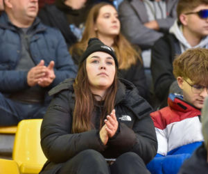 PRES Grupa Dewloperska Toruń - Abramczyk Polonia Bydgoszcz, zdjęcia kibiców i zawodników z pożegnania Adriana Miedzińskiego