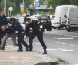Szaleniec na ulicach Świnoujścia