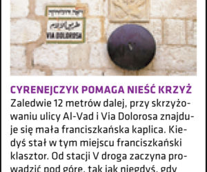 Tędy Jezus szedł na śmierć
