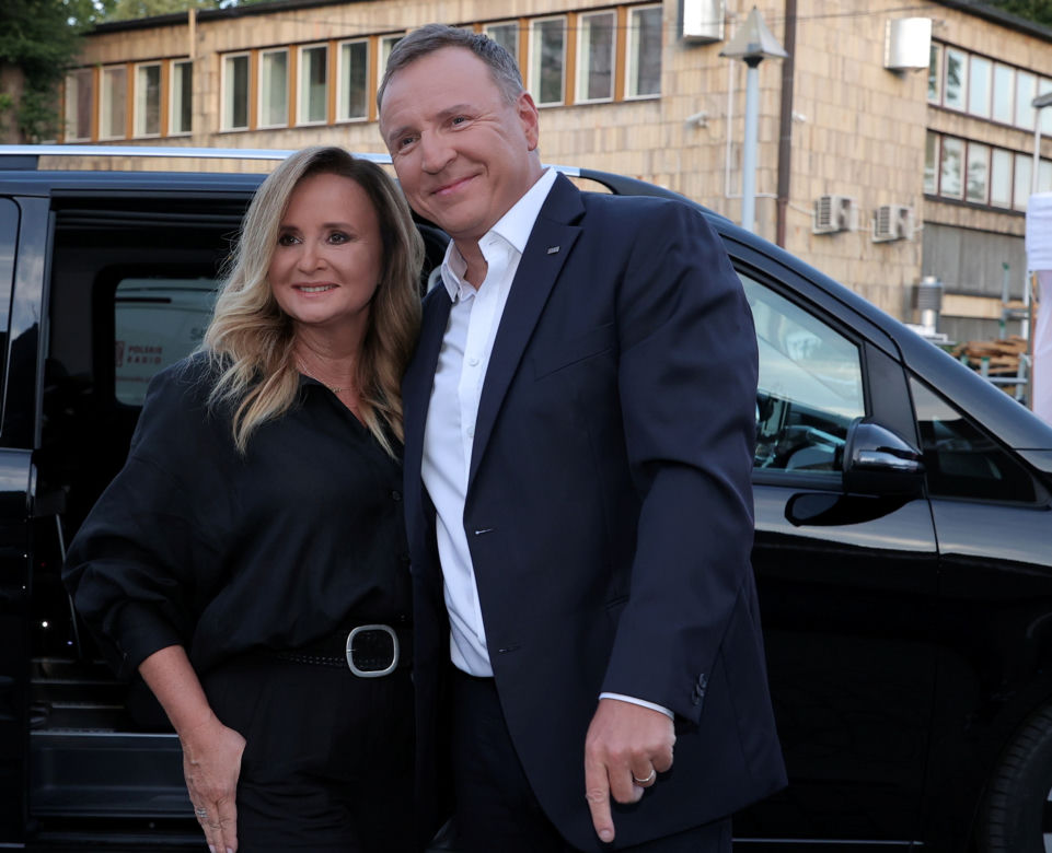 Jacek Kurski z małżonką
