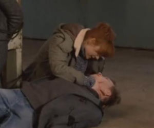 KOMISARZ ALEX 3 sezon odc. 32. Marek Bromski (Jakub Wesołowski), Lucyna (Magdalena Walach)
