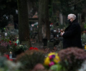 Jarosław Kaczyński w pierwszy dzień świąt