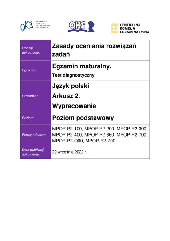 Matura próbna 2023: Polski. Odpowiedzi CKE i oficjalny klucz do zadań