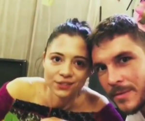 M jak miłość. Iza (Adriana Kalska), Marcin (Mikołaj Roznerski)