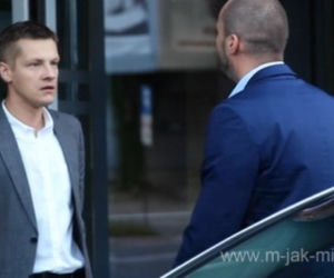 M jak miłość odc. 1023. Piotrek (Marcin Mroczek), Robert Lubiński (Tomasz Borkowski)