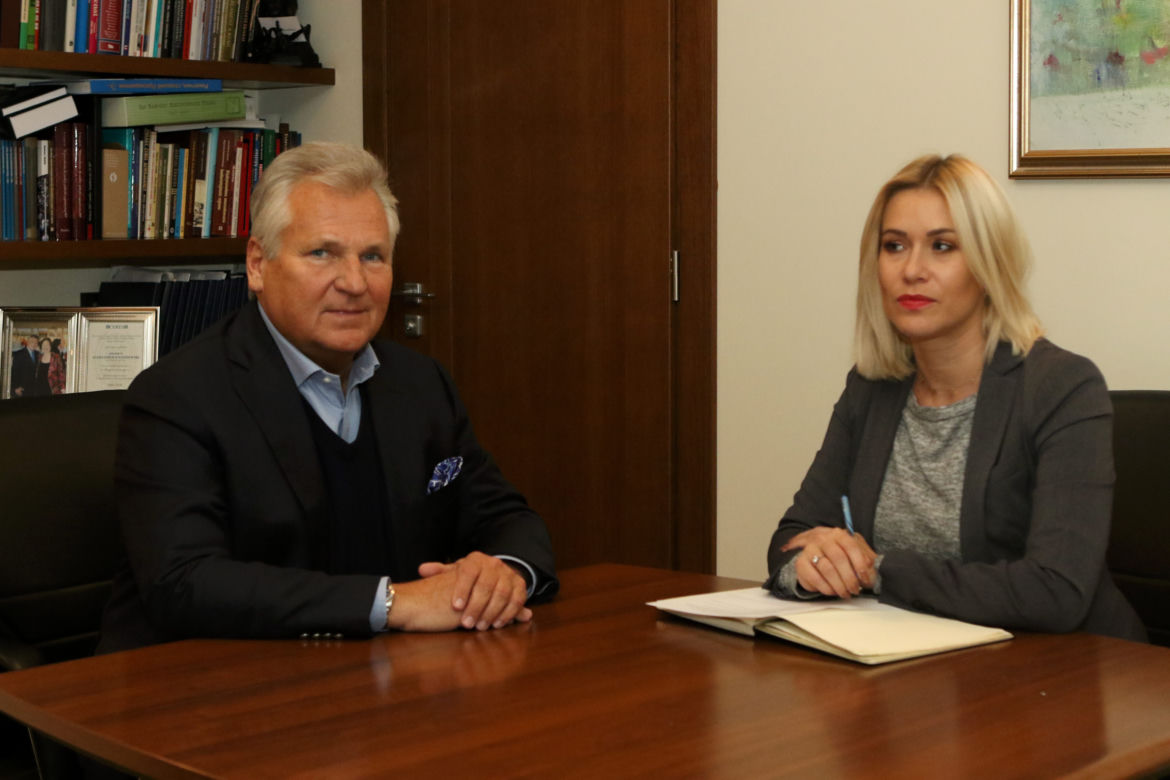 Aleksander Kwaśniewski o aferze KNF, Morawieckim, Kaczyńskim i Tusku