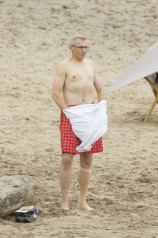 Senator Krzysztof Kwiatkowski. Biega, skacze, ćwiczy, pływa