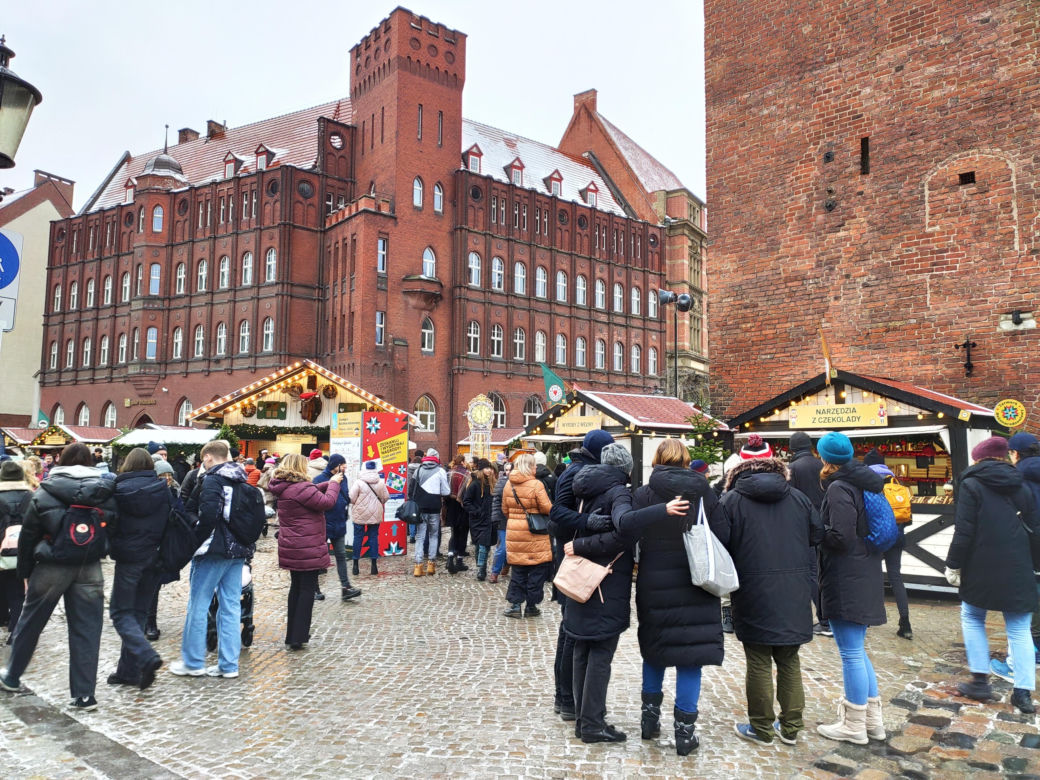 Jarmark Bożonarodzeniowy w Gdańsku. Tłumy na Targu Węglowym