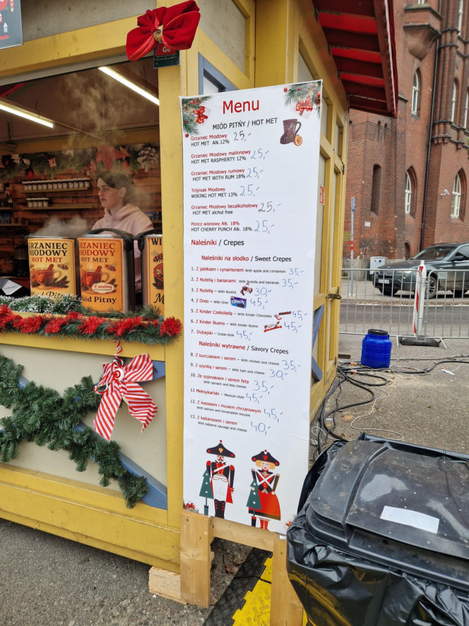 Gdański Jarmark Bożonarodzeniowy 2025: Ceny z kosmosu? Sandwich za 89 zł i grzaniec za...