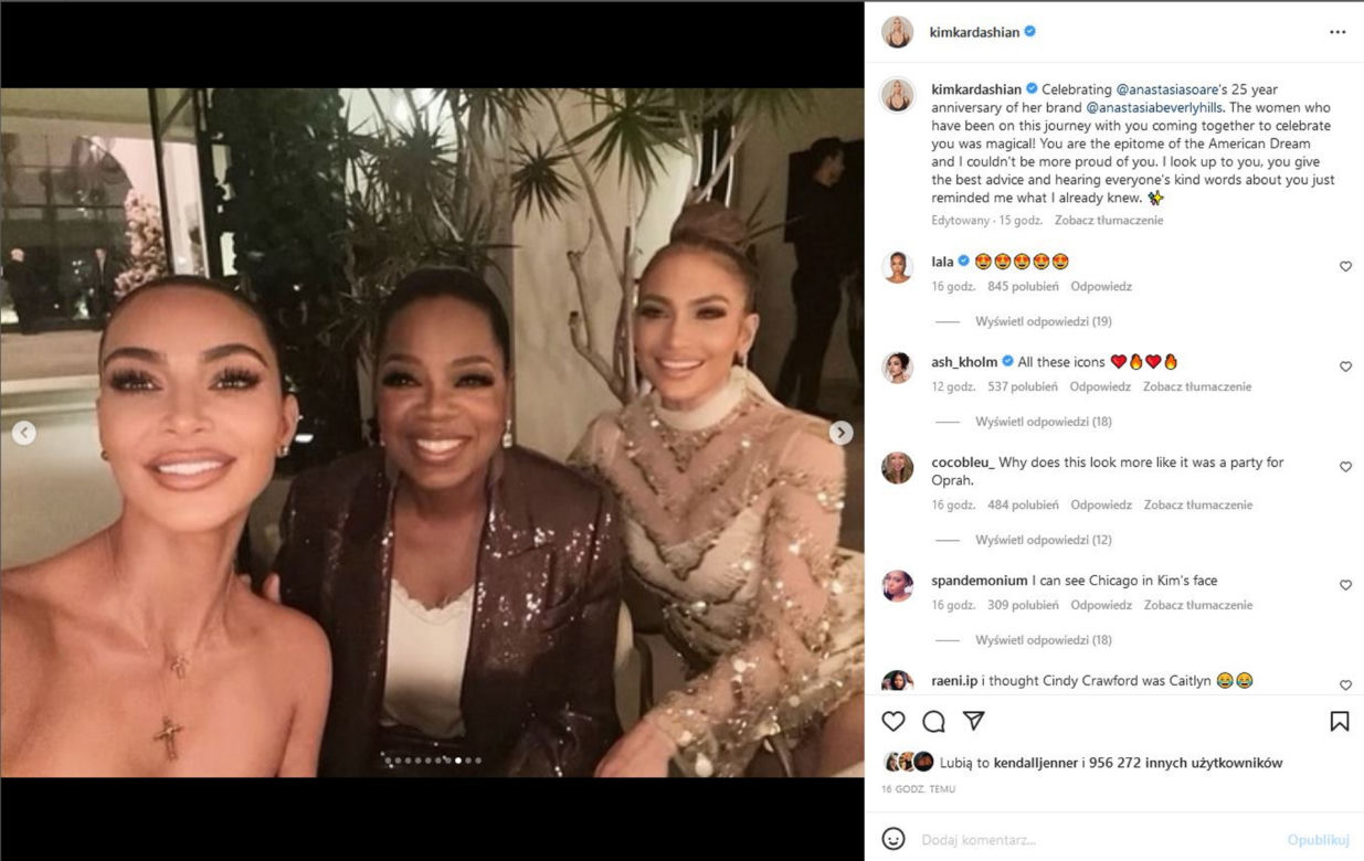 Awantura gwiazd! Kim Kardashian wycięła J.Lo ze wspólnego zdjęcia. Zazdrosna?