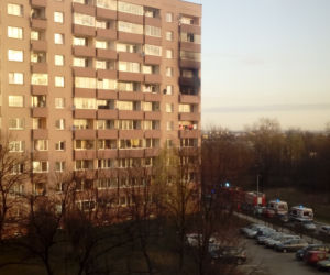 Kraków: Groźny pożar w bloku