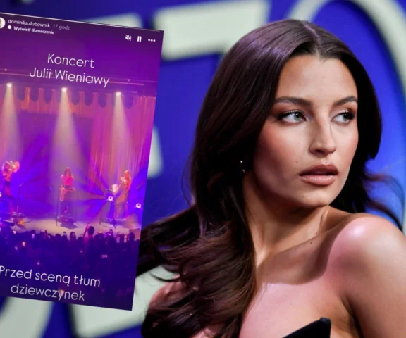 Koncert Julii Wieniawy to przesada? Na scenie golizna,  a pod nią nastolatki