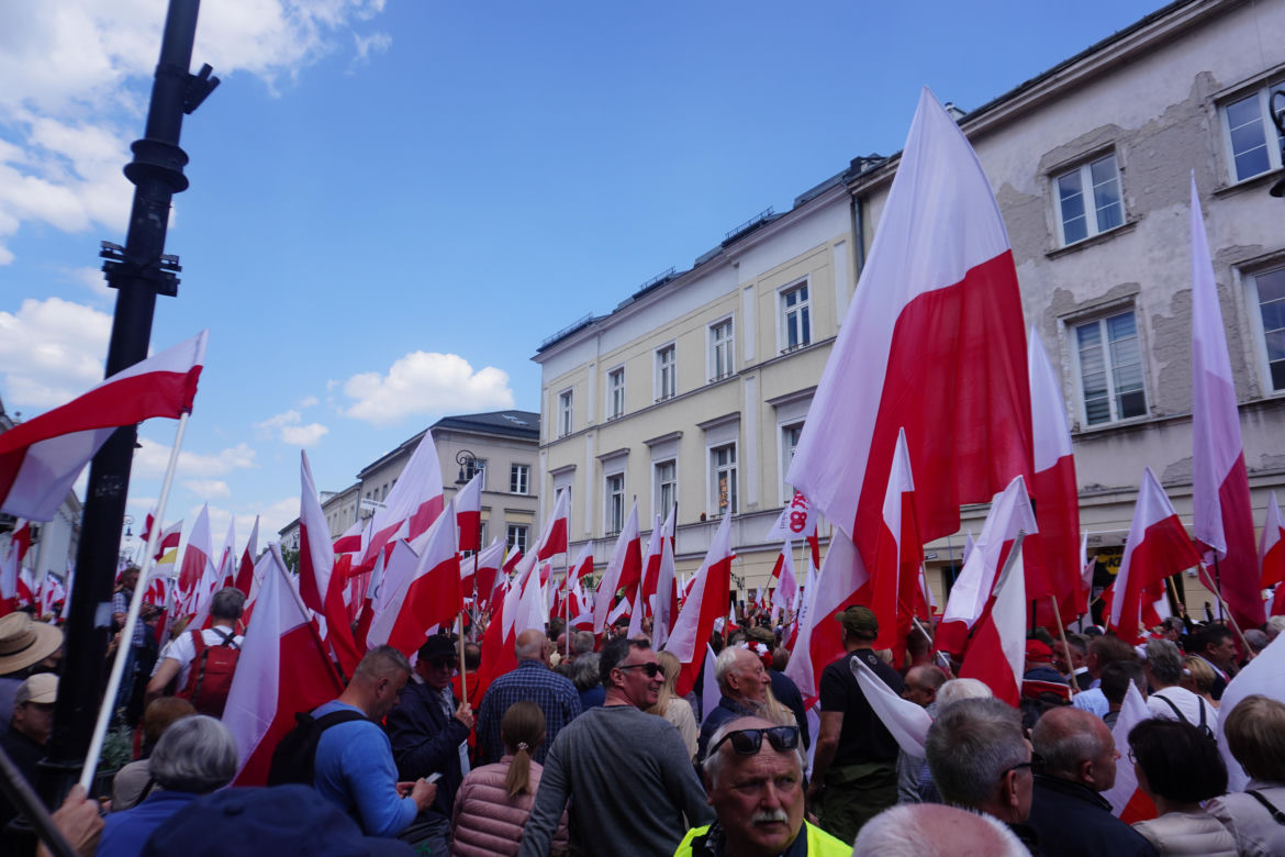 "Wielki marsz za Polską" Karola Nawrockiego 25.05.2025