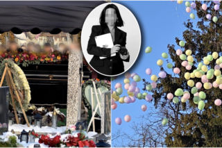 Gdy chowali Anitę do grobu, rozbrzmiała wzruszająca piosenka. Setki balonów uniosły się ku niebu