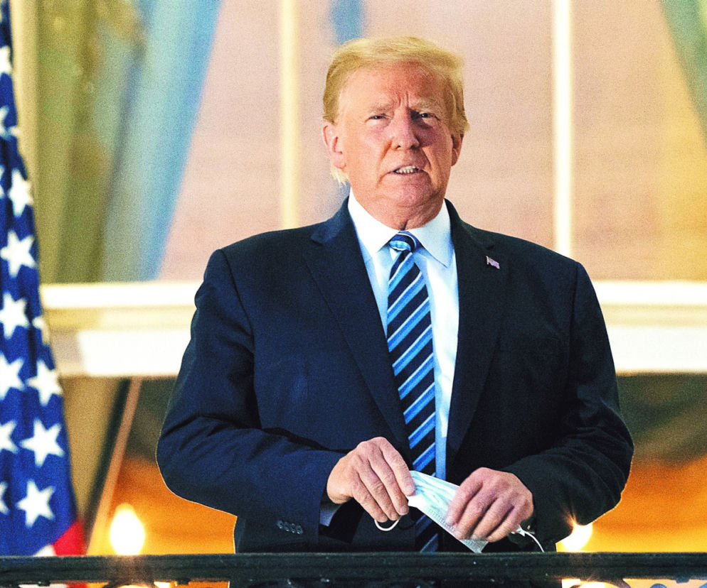 Trumpa czeka nawrot choroby