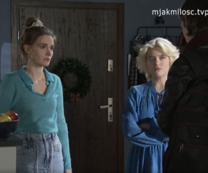 M jak miłość. Jasiek (Stanisław Dusza), Basia (Gabriela Raczyńska), Franka (Dominika Kachlik)