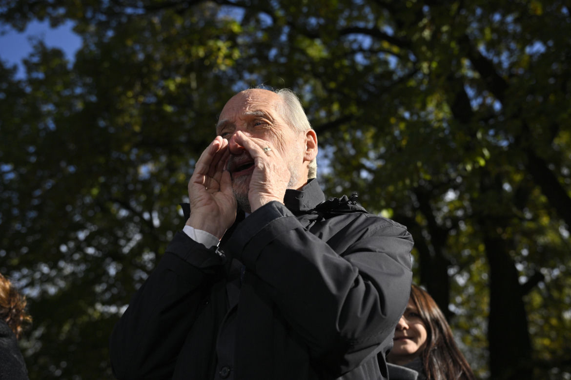 Protest pod TK. Kaczyński