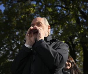 Protest pod TK. Kaczyński