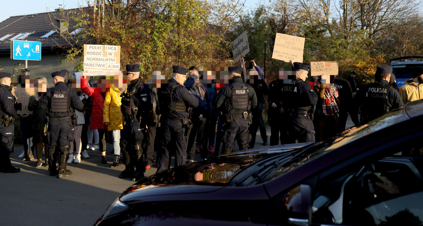 Protest w Bielsku-Białej