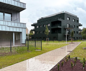Budynki TBS w Katowicach przy Kosmicznej z 2026. Projekt: Kinga Bączyk i Magdalena Orzeł-Rurańska, pracownia K3Xmore