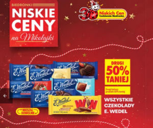 romocje na słodycze w Biedronce