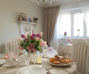 Salon shabby chic