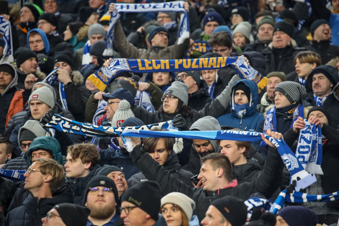 Tak bawili się kibice na meczu Lech Poznań - Djurgardens