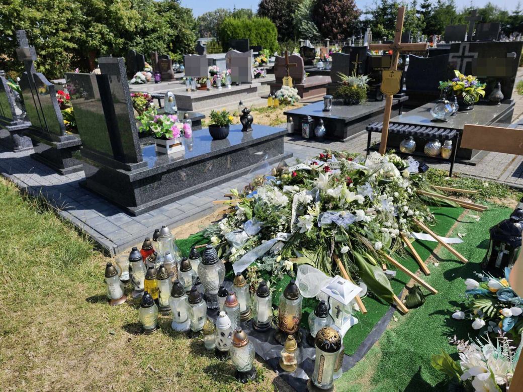  Bliscy pożegnali Mikołaja, który zginął przez pijanego kierowcę