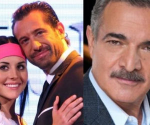 UKRYTA MIŁOŚĆ: Luciana (Zuria Vega), Rodrigo (Gabriel Soto), ojciec Luciany - Claudio Linares (David Ostrosky)