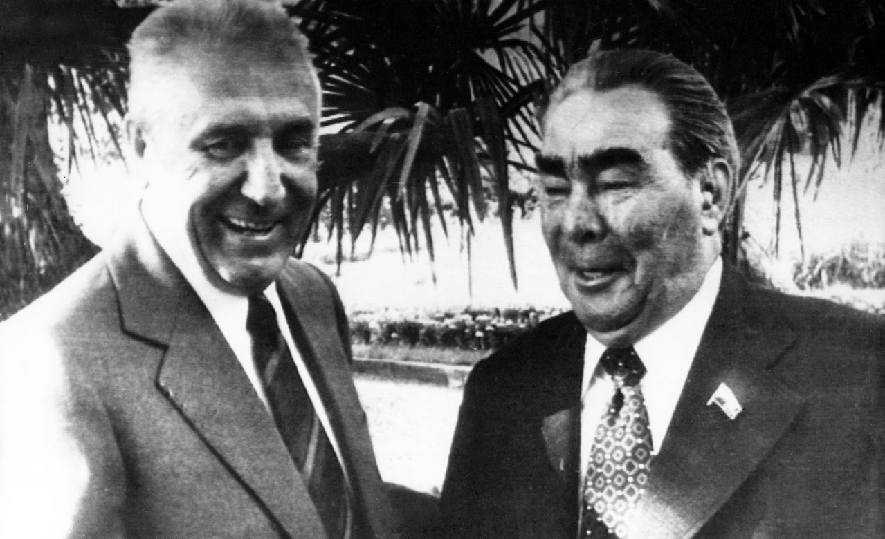 Edward Gierek i Leonid Breżniew, 1980r.