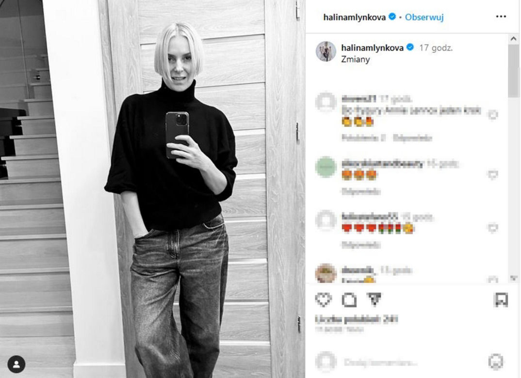 Halina Mlynkova przeszła totalną metamorfozę! Ścięła włosy na bardzo krótko