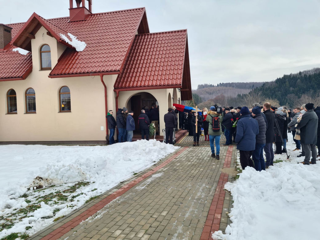 Pożegnali Janusza z Dynowa, który zginął walcząc o wolną Ukrainę