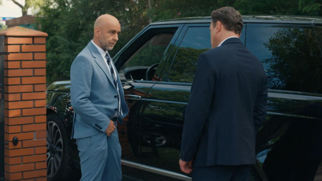 Barwy szczęścia, odcinek 3264. Stefaniak (Paweł Ławrynowicz), Bazylow (Andrzej Szeremeta)